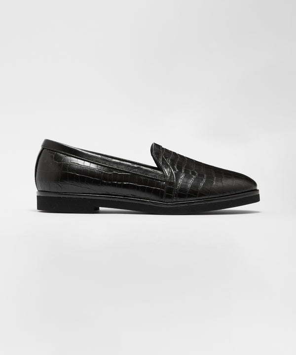 STORE SLIP CROCO - BLACK/ BL-07CR