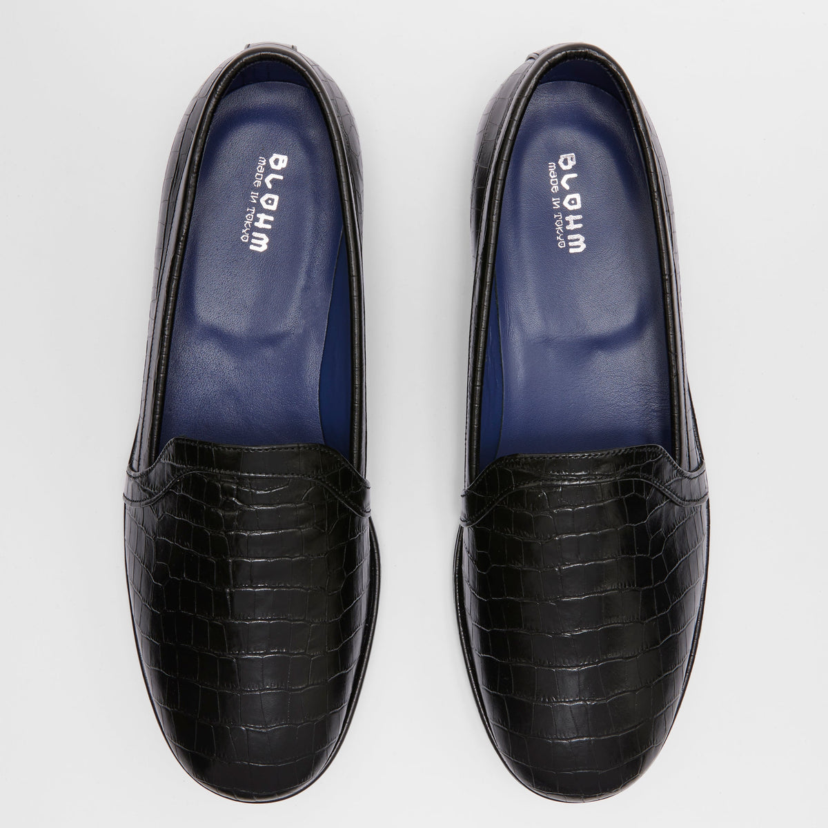 STORE SLIP CROCO - BLACK/ BL-07CR – BLOHM