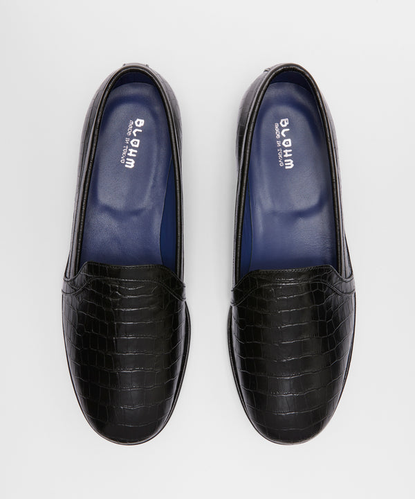 STORE SLIP CROCO - BLACK/ BL-07CR