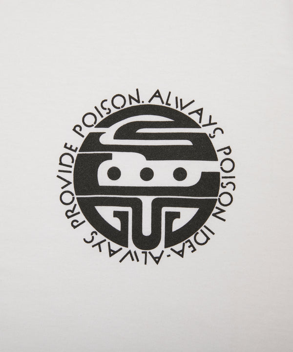 POISON L/S TEE  - WHITE  / DRT-02