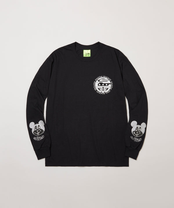 POISON L/S TEE  - BLACK  / DRT-02