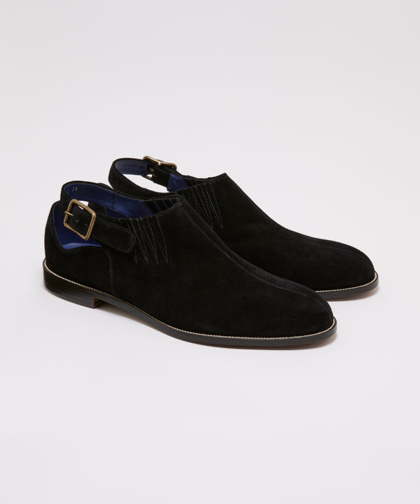 SCOOTERS SUEDE - BLACK / BL-31SD
