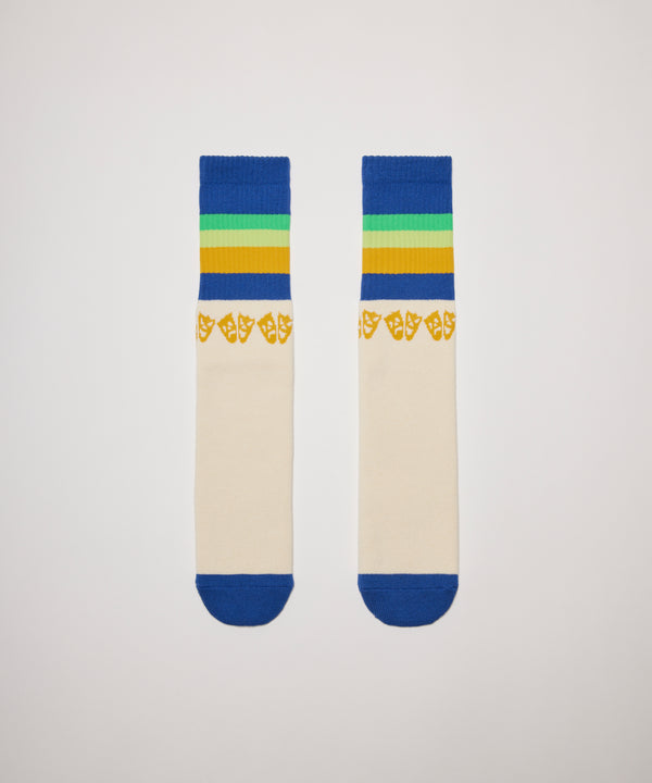 TWO FACE TUBE - NATURAL × NAVY / BLS-25