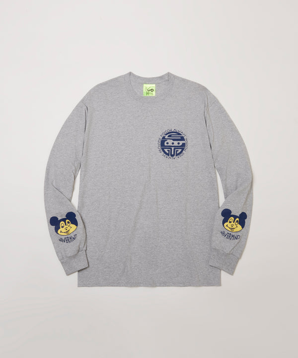 POISON L/S TEE  - GRAY  / DRT-02