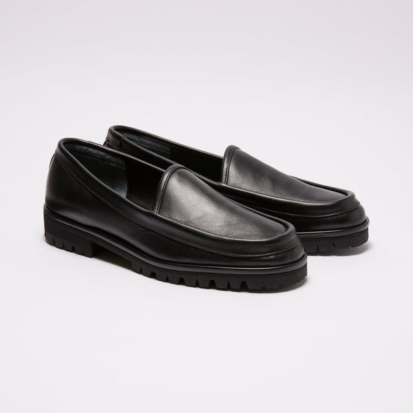 HOMIES RAT LEATHER - BLACK / BL-02L