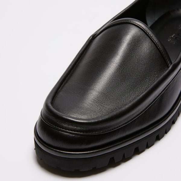 HOMIES RAT LEATHER - BLACK / BL-02L